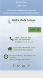 Mobile Screenshot of boelmanshaw.com