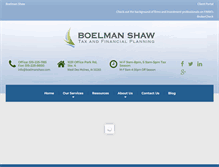 Tablet Screenshot of boelmanshaw.com